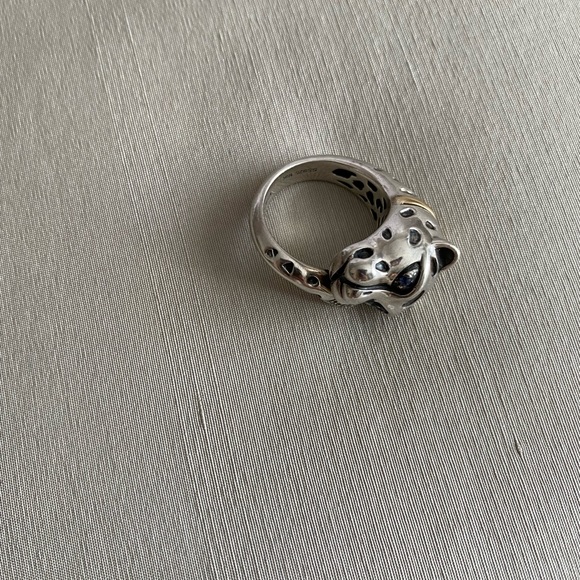 Effy panther ring (diamonds and tsarovites) - Picture 4 of 7